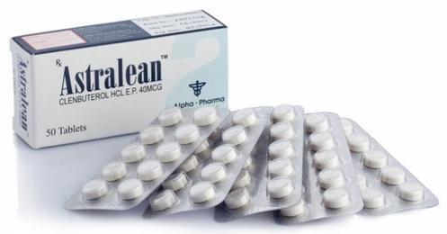 Astralean [Clenbuterol Hydrochloride 40mcg 50 pills]