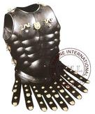 Black Antique Medieval Greek Muscle Armor Suit