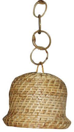 Bamboo Handicraft Cane Lamp, Color : Beige