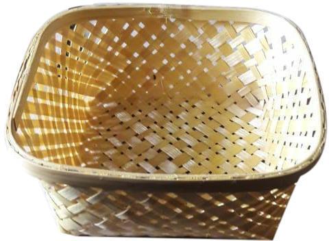 Handmade Bamboo Basket, for Storage, Feature : Eco-friendly