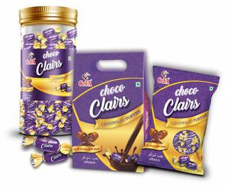 CeFA chocolate eclairs candy, Certification : ISO, KOSHER, QS