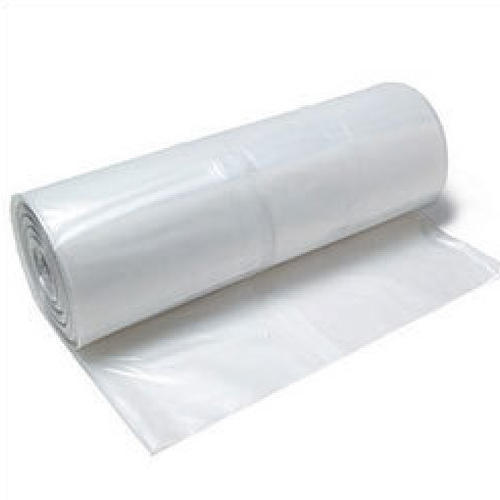 White LD Plastic Roll, Pattern : Plain