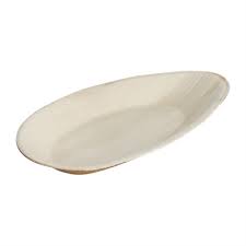 Areca Leaf Oval Plates, for Serving Food, Size : 8inch.10inch