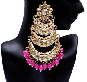 Indian Bridal Women Kundan Earrings Set, Gender : Unisex