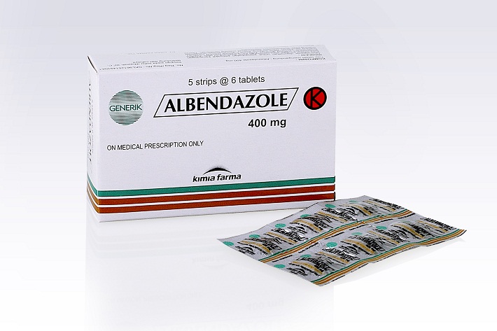 how to take albenza for pinworms