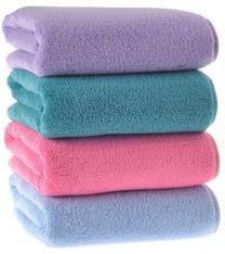 Rectangle Cotton Plain Bath Towels