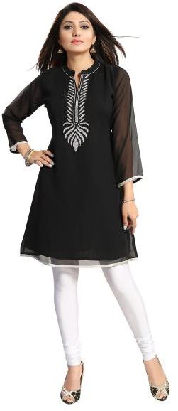 Beaded Tunic Create The New Style Statement In Black Color