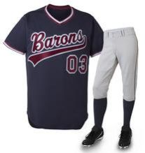 WLI-BU-0009 Baseball Uniform