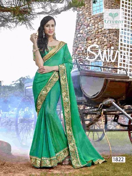 Georgette Embroidery Saree