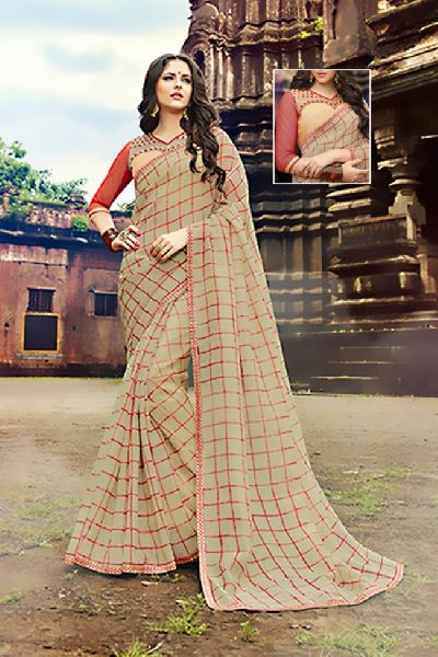 Sadhana Georgette fabric saree