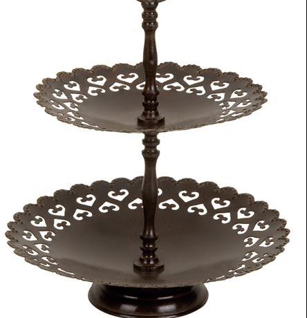 3 Tier black cake stand