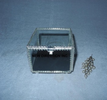 NDI Metal Glass Jewelry Packing Gift box, Feature : Fashionable