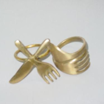 NDI Alloy Metal mozaic napkin ring, Occasion : Wedding Party Home Decoration