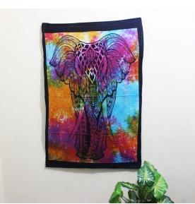 Rectangular Multicolor Big Elephant Poster