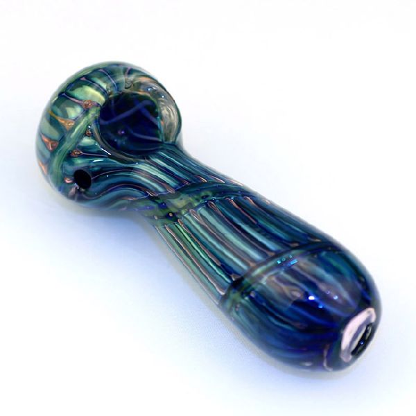 HoneyComb Blue Bubble Pipe