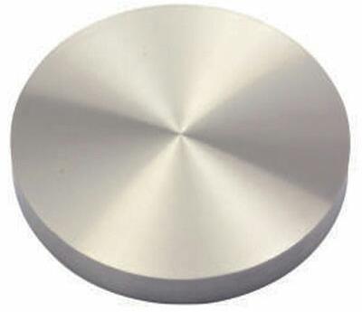 Brass Silver Round Cap, for Fittings, Pattern : Plain