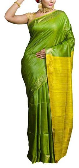 Pure Silk Saree, Saree Length : 6.3 m (with blouse piece)