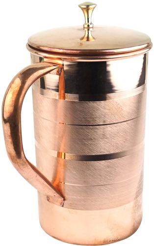 Copper Jug with Lid, for Water Storage, Feature : Durable, Fine Finish, Good Quality, Leakage Proof
