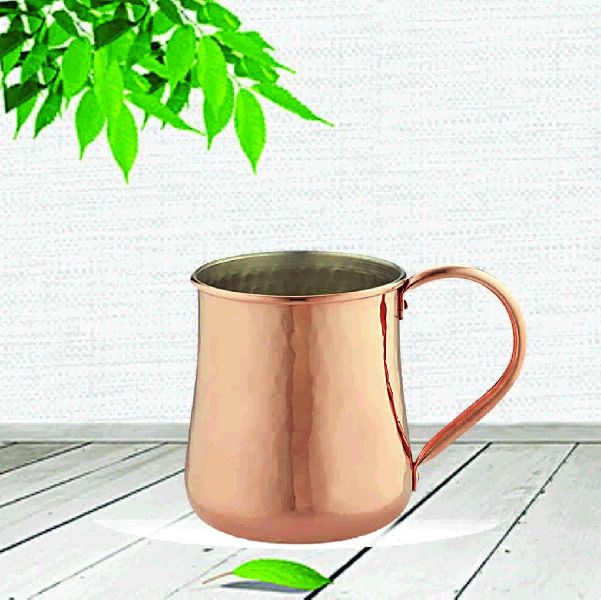 Hammered Copper Curved Mug, Feature : Rust Proof