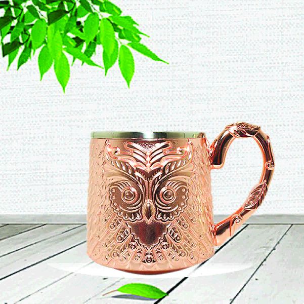 Copper Embossed Mug