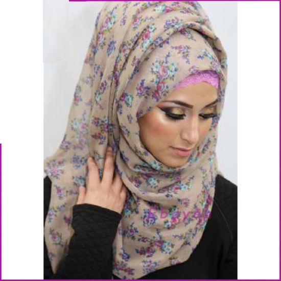 Printed Arab Hijab, Feature : Easy Washable