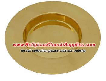 Metal Brass Stacking Bread Plate