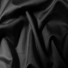 Plain Black Poplin Fabric, Density : High Density