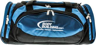 Blue Plain Gym Bag