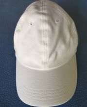 Casual Plain Cap, Color : White