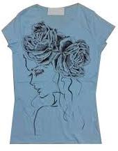 Printed Cotton Ladies Customised T-Shirt, Occasion : Casual Wear