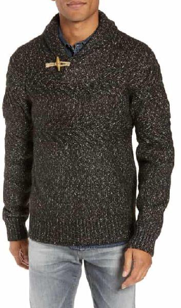 Wool Plain Mens Collar Sweater, Occasion : Casual Wear