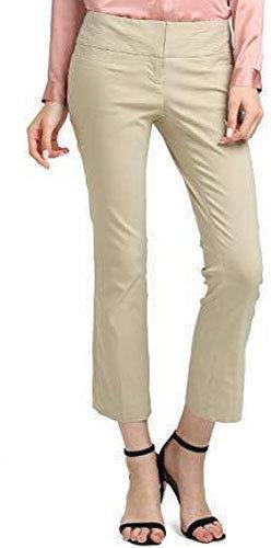 Ladies Plain Cotton Trouser