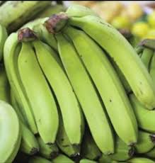 Organic Fresh Raw Green Banana