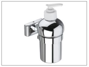 Manual Metal Sleek Liquid Soap Dispenser, for Home, Hotel, Office, Restaurant, Capacity : 100-200ml