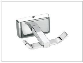 Polished Metal Sleek Robe Hook, for Bathroom Fittings, Feature : Durable, High Quality, Shiny Look