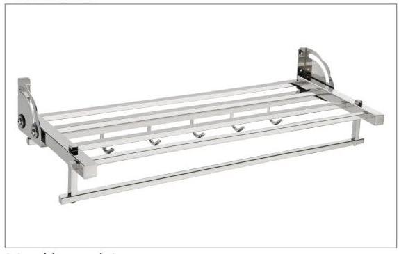 Stainless Steel 304 Folding Rack, for Home, Hotel, Restaurant, Size : 18X24 Inche