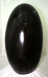 Black Agate Eggs, for Garden decoration, landscape