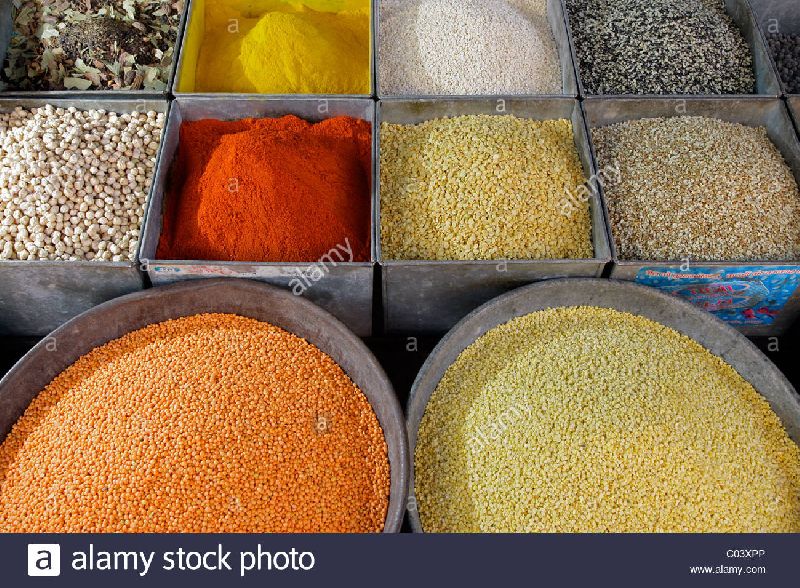 rice pulses & spices