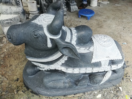 Sand Stone Nandi Statue