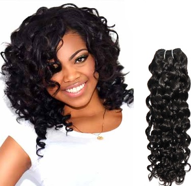 Virgin Remy Weft Curly Hair Extension