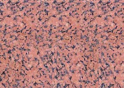 Rectangular Polished Imperial Pink Granite Slab, Pattern : Doted