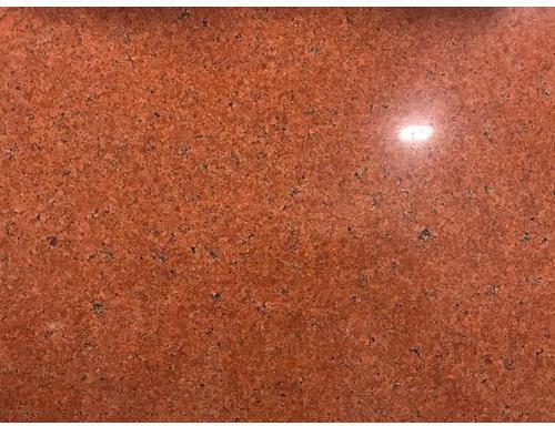 Polished Solid Lakha Red Granite Slab, for Bathroom, Floor, Kitchen, Feature : Crack Resistance, Fine Finished