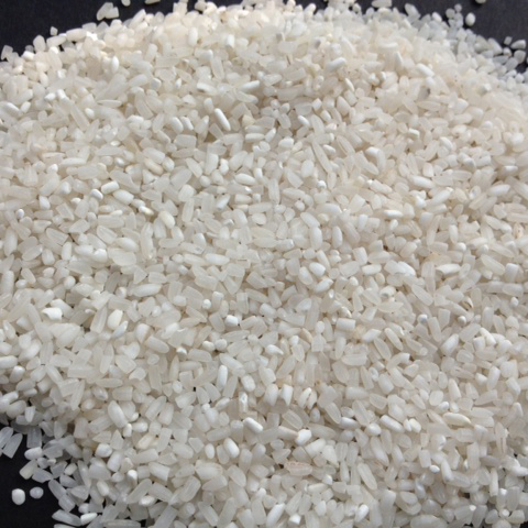 Hard Organic broken rice, Color : White
