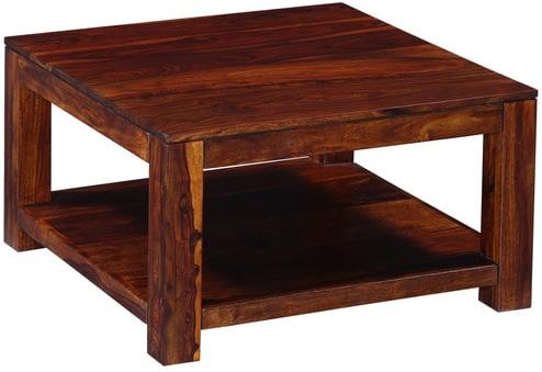 Solid Wood Coffee Table in Honey oak Finish