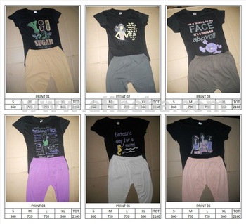 Girls Legging Tee Sets