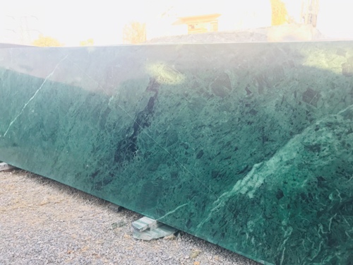 Bush Hammered Green Forest Marble, for Hotel, Kitchen, Office, Restaurant, Size : 12x12ft12x16ft