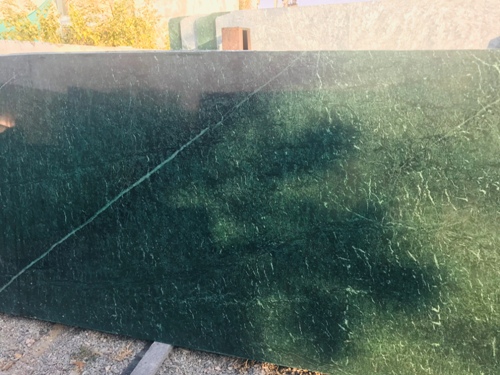 Bush Hammered rain green marble, for Hotel, Kitchen, Office, Restaurant, Size : 12x12ft12x16ft, 18x18ft