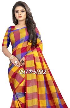 Party Wear Cotton Silk Saree