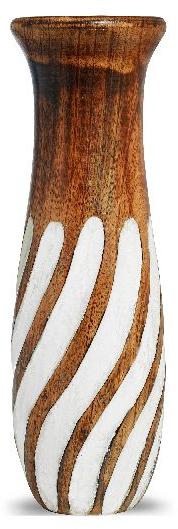 Modern Wooden Flower Vase