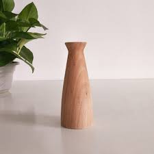 Natural Wooden Flower Vase